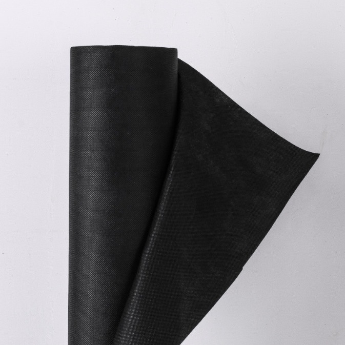 双s无纺布黑色工业pp25g-250gss现货规格尺寸可定无胶