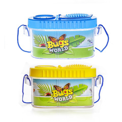 跨境兒童手提昆蟲觀察盒戶外探險放大觀察透明幼兒園自然科學實驗