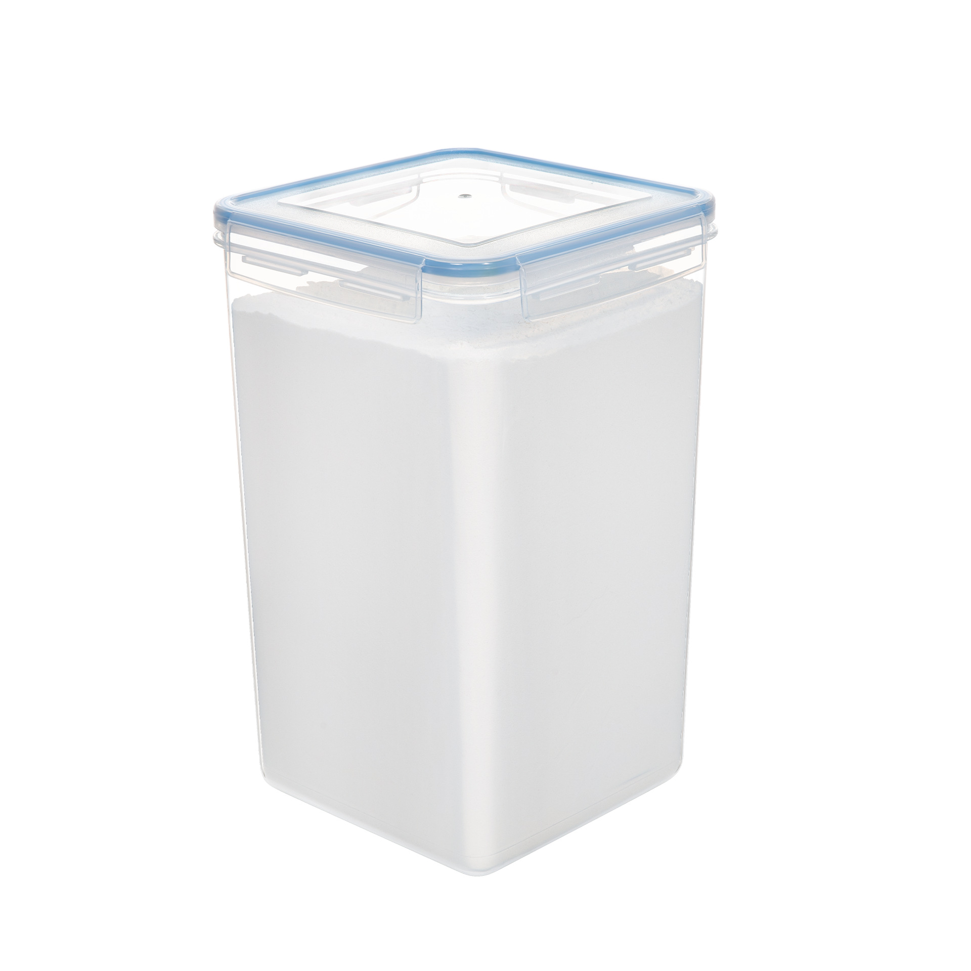 Jarra de almacenamiento especial transfronteriza para granos de cocina 6.5L gran capacidad PP transparente a prueba de insectos a prueba de humedad Cubo de almacenamiento de arroz sellado