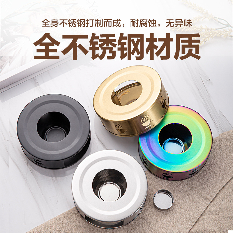 invierno especial té alcohol horno de té calentamiento base de acero inoxidable calentador de té preservación de la salud tetera de té para cocinar aislamiento térmico doméstico