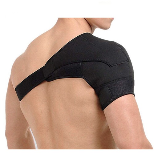 Adjustable sports shoulder pads for factory wholesale, dive material pressure shoulder guards, unisex fitness shoulder protection straps