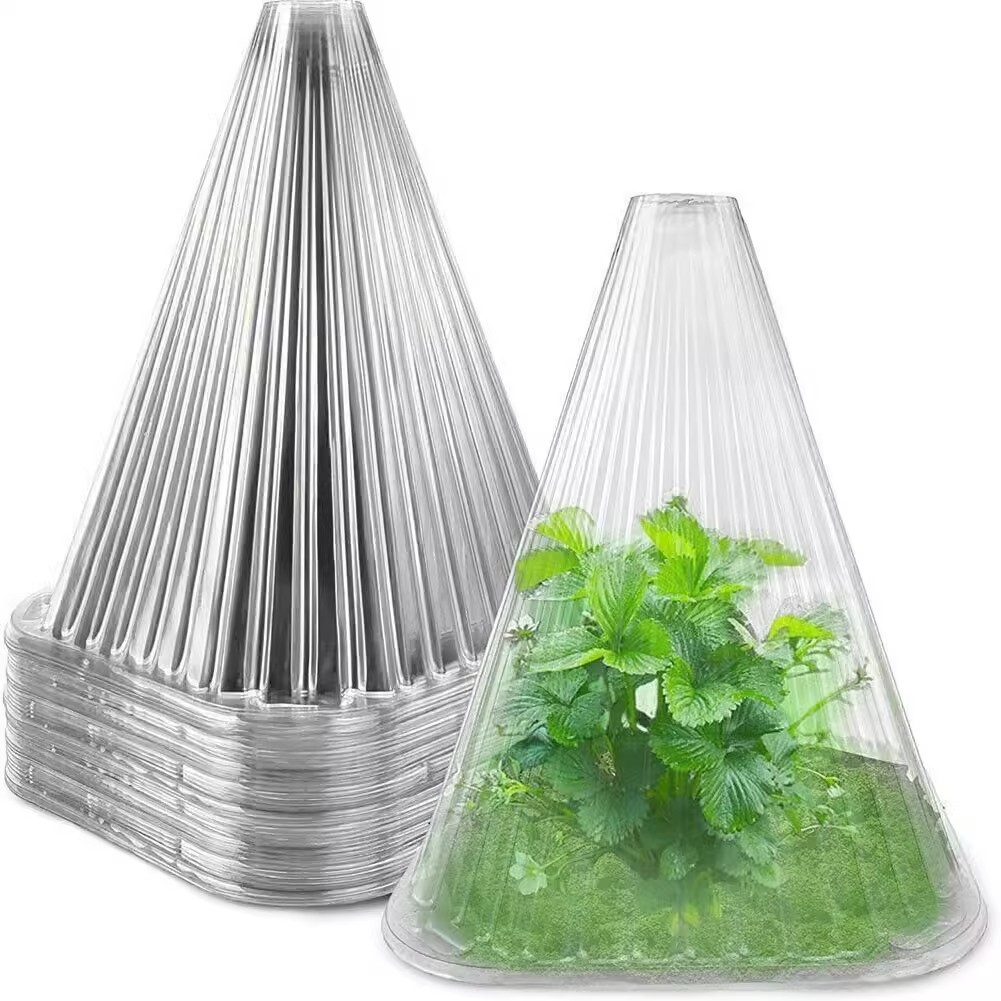 Cubierta Protectora para Plántulas con Aislamiento Térmico y Protección contra Insectos para Jardín e Invernadero