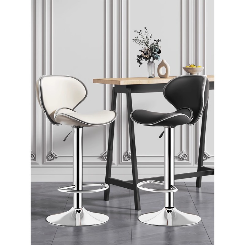 Silla de bar, hogar, lujo ligero, alta sensación, silla de isla, bar, silla de bar, silla de bar, taburete alto en la recepción image 5