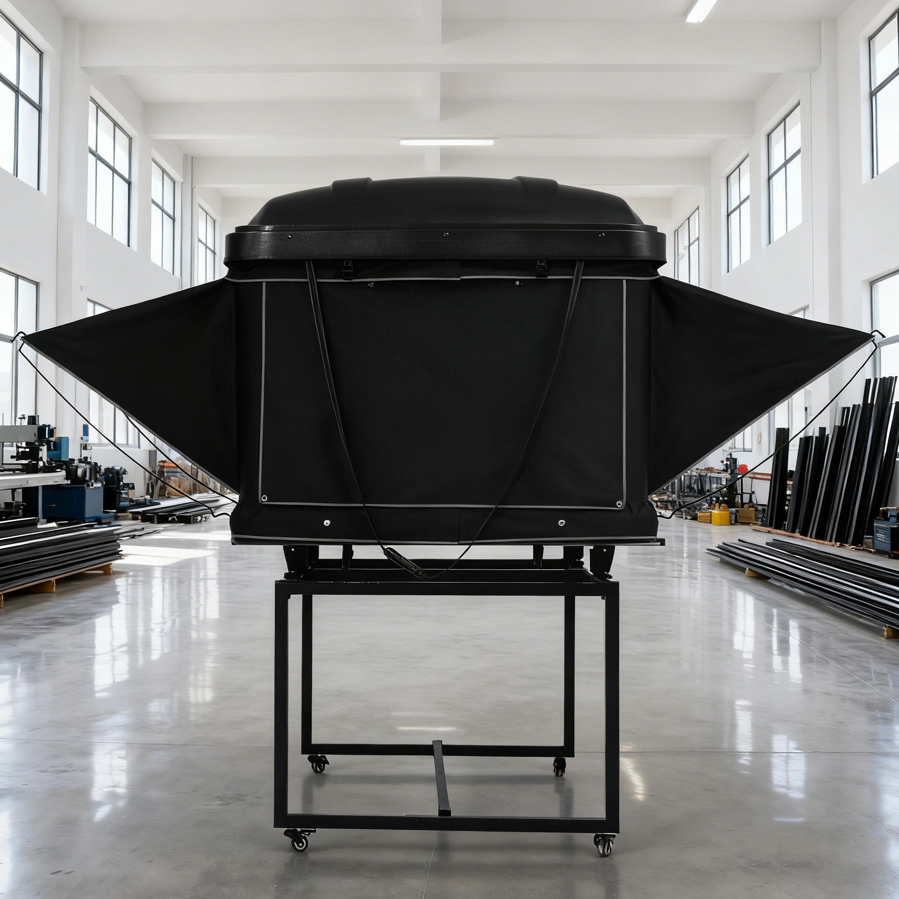 Plastico ABS protector solar anti-envejecimiento anti-UV elevación vertical carpa de techo hidráulica