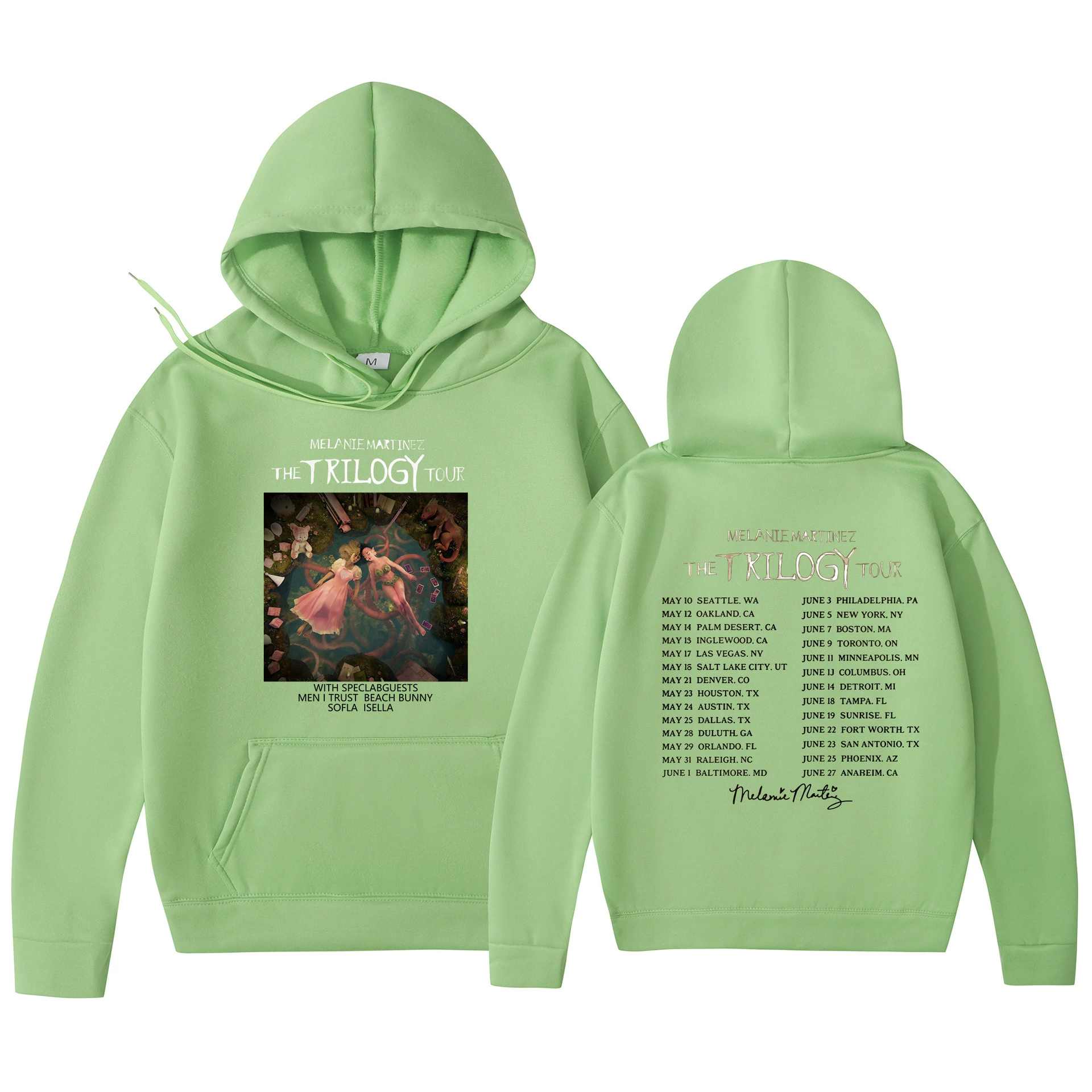 Худи‑пуловер (Foreign Trade) Melanie Martinez «The Trilogy Tour» с принтом, унисекс, размеры S–3XL
