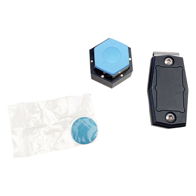 Caja de chocolate hexagonal W32H25 + clip de chocolate con forma de mesa de bolas