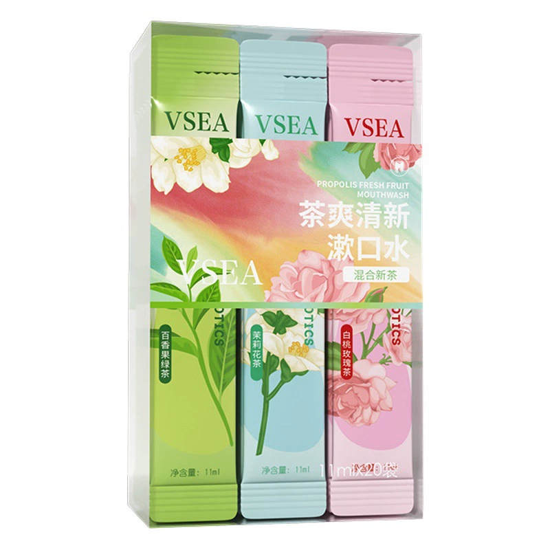 Пробиотики одноразовые портативные полоскания рта свежее дыхание слюны смешанные новый чай слюны завод оптом