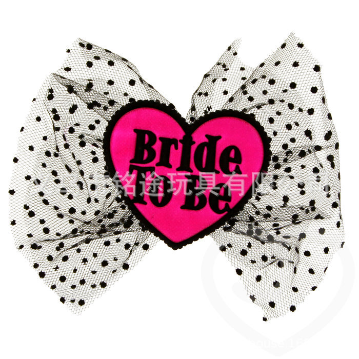 Nuevo amor arco horquilla cabeza pegatinas amor negro encaje borde arco niña linda joyería