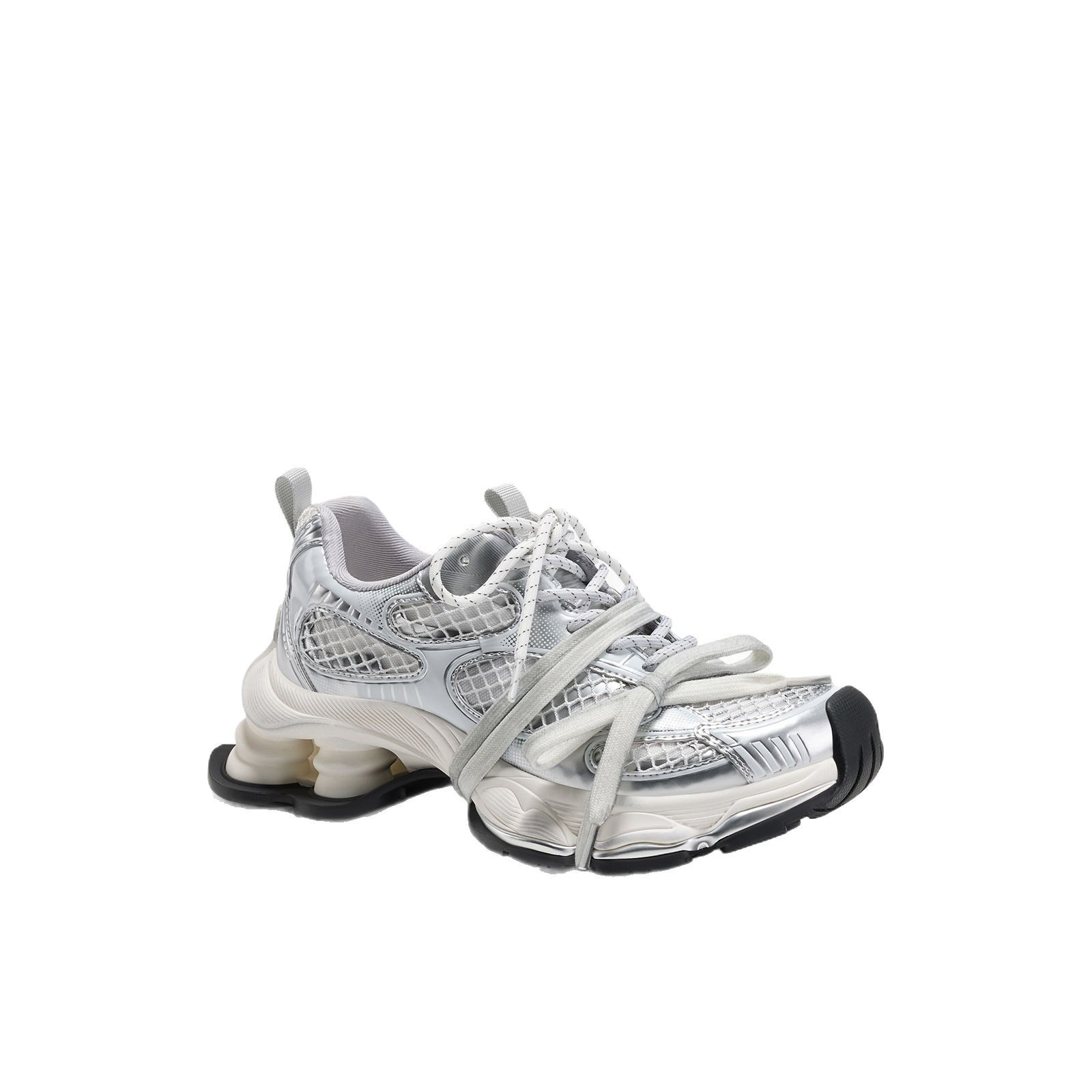 [Lin Yun mismo párrafo] GCCG Galaxy Partículas Primavera 2025 Nuevo estilo viejo de suela gruesa Zapatos casuales de mujer