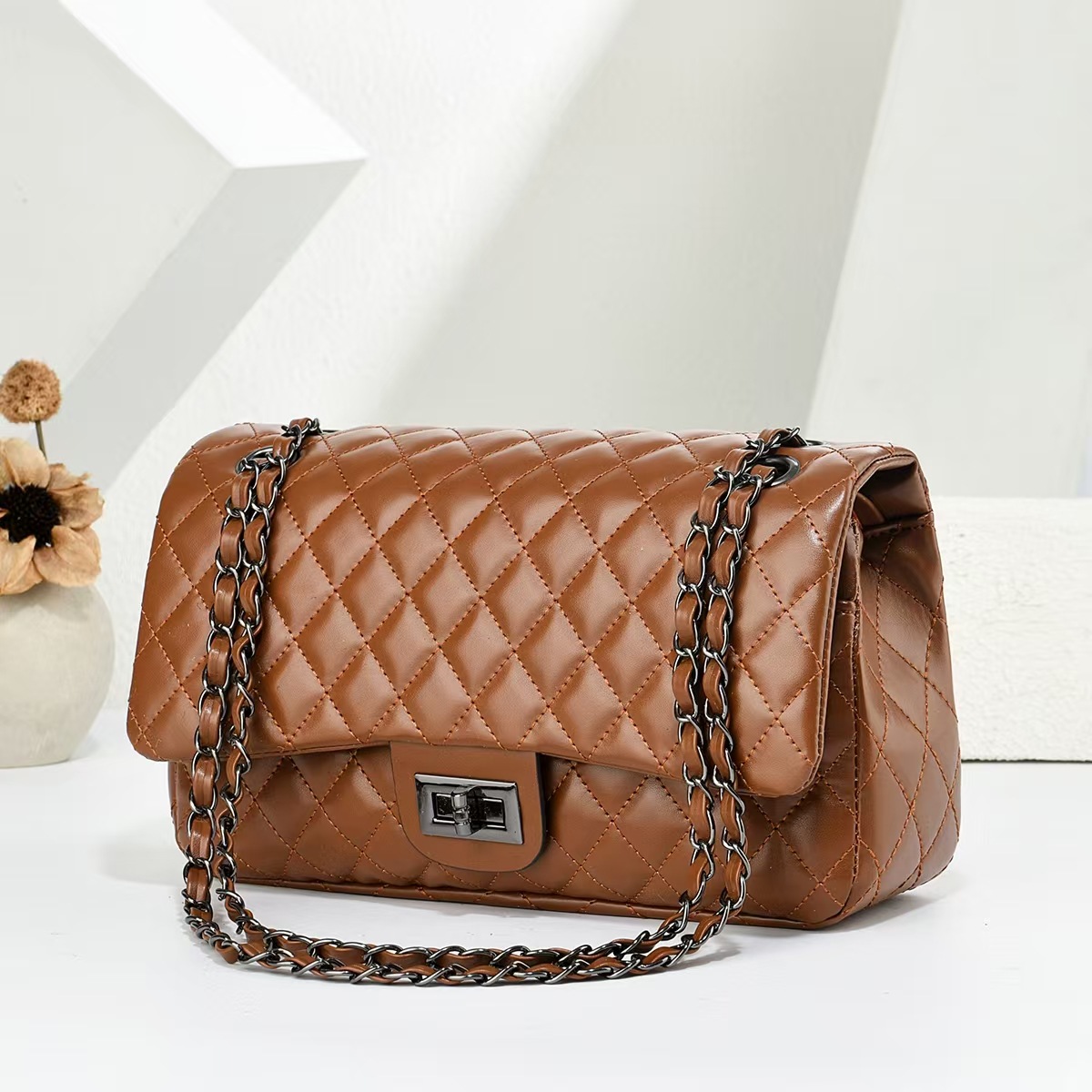 Taizhou bolso de mujer nuevo bolso de moda rombo pequeño bolso cuadrado bolso de mensajero de un solo hombro para mujer bags de comercio exterior