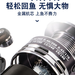 無間隙漁輪金屬漁線輪金屬軸承漁輪路亞紡車輪海釣輪拋竿輪磯釣