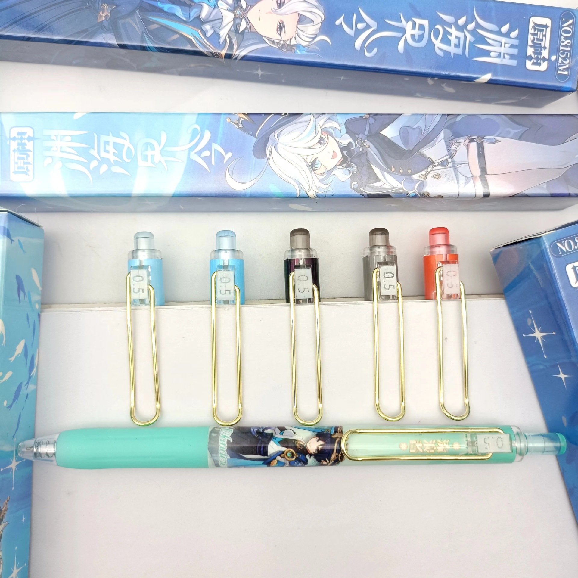 Cartoon game surrounding original god blind box pen Student brush…