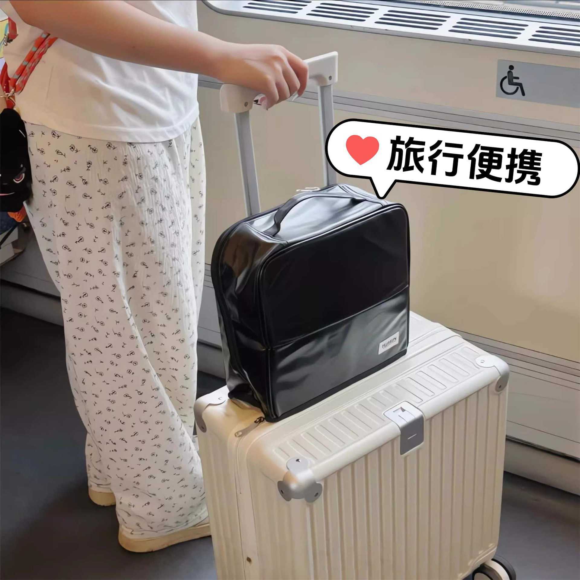 定制可立式化妆包大容量分区款外出挂行李箱旅行化妆包防水收纳包
