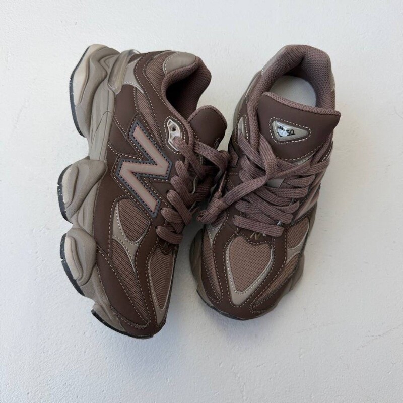 Balancenb9060 Fashionable and Comfortable Couple's Versatile Height-Increasing Running Shoes, Unisex Sports Shoes in Brown Balancenb9060 Fashionable and Comfortable Couple's Versatile Height-Increasing Running Shoes, Unisex Sports Shoes in Brown