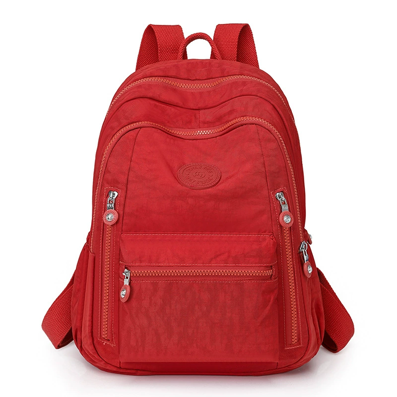 Capacious backpack, trend water repellent nylon school bag for traveling