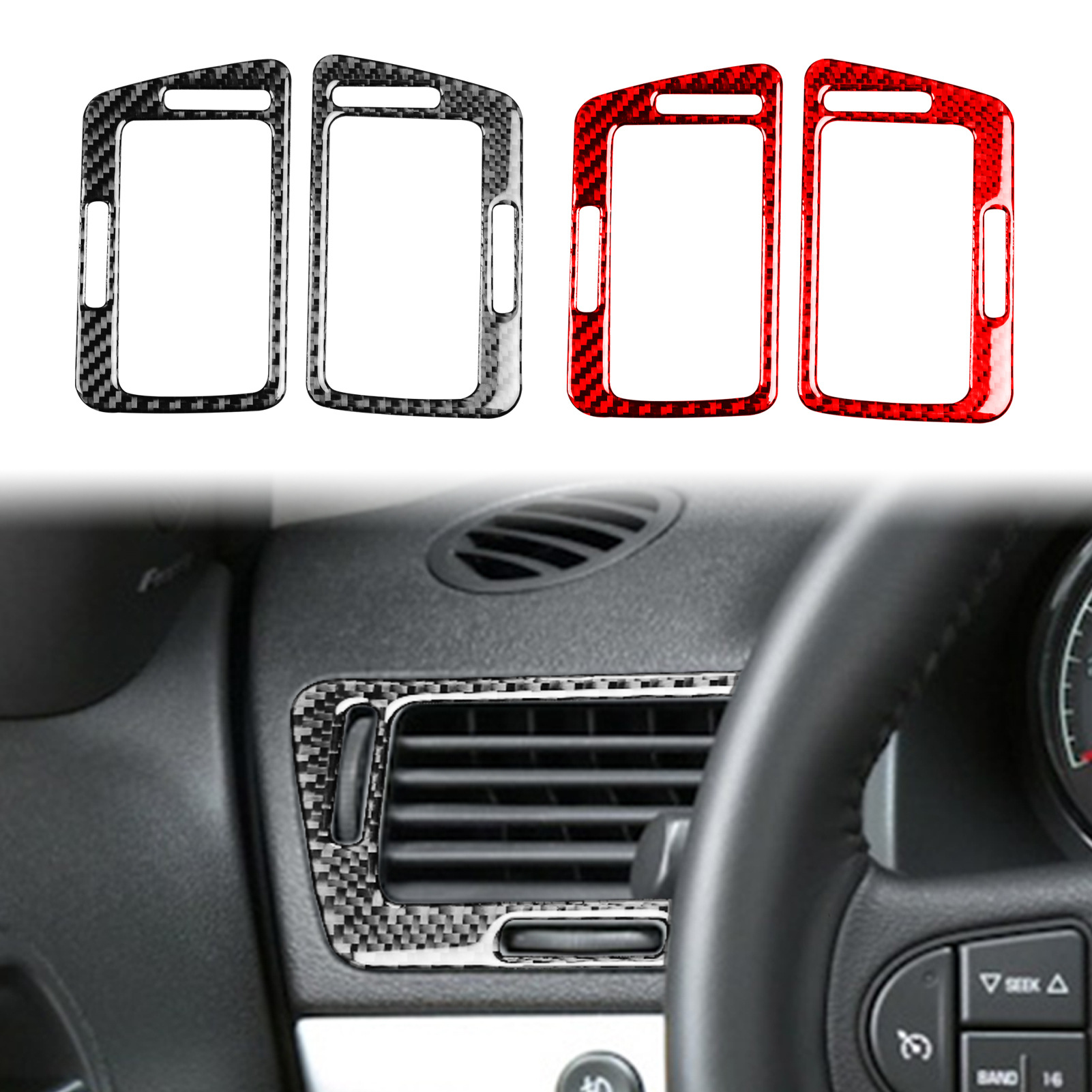 Suitable for Chevrolet 05-10 Cobalt carbon fiber interior modification central control gear steering wheel car lifting