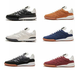 欧美2024秋冬新款小香风菱格真皮圆头系带平底休闲运动鞋小球鞋女