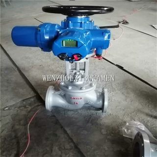 铸钢高压焊接电动截止阀 J961H-64C J961Y-64C 电动蒸汽截止阀