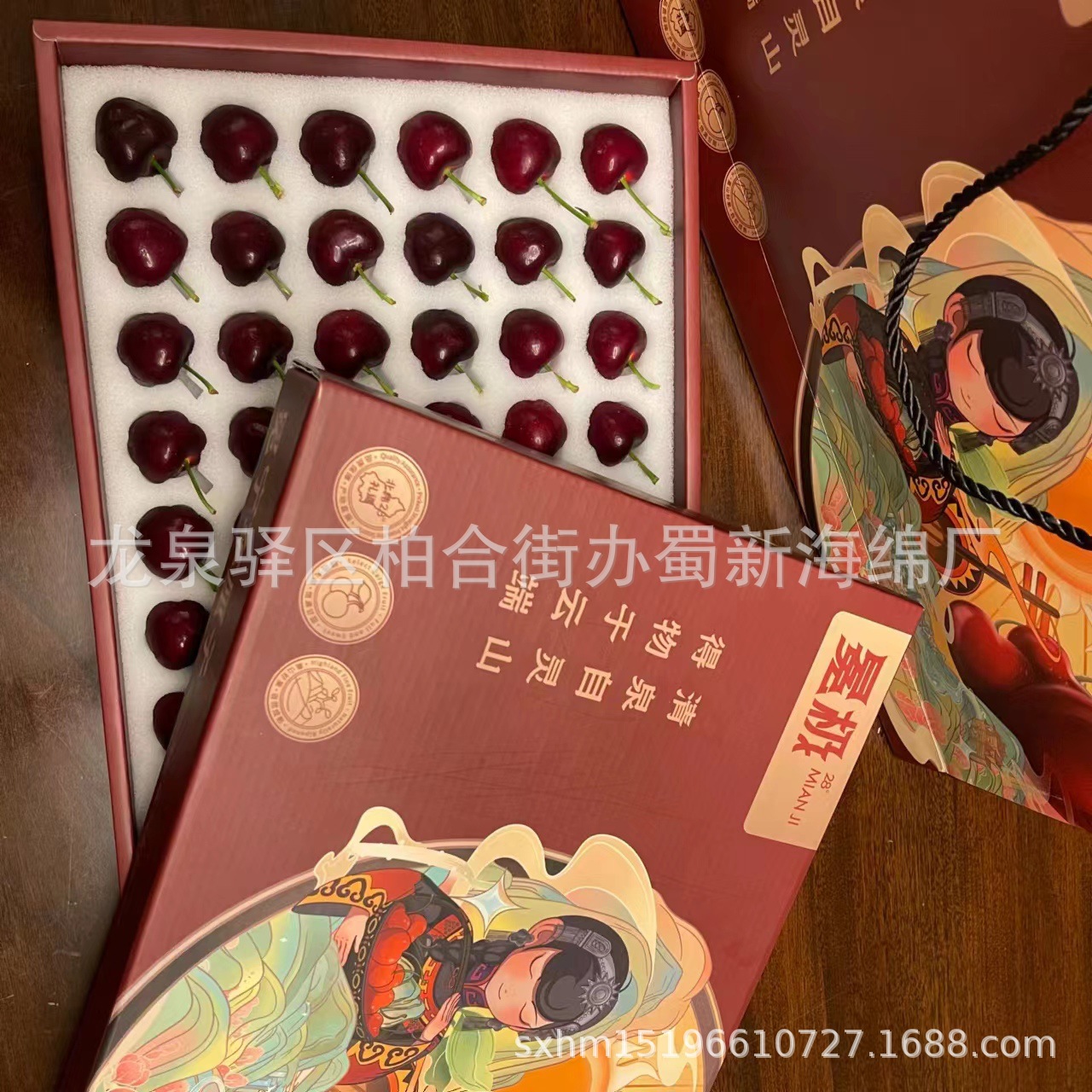 厂家供应白色海绵车厘子包装海绵/车厘子樱桃铝膜泡沫盒子包装