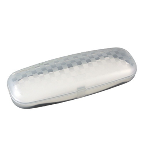 厂家直供防蓝光护目塑胶镜盒时尚男女学生近视眼镜盒塑料韩版镜盒