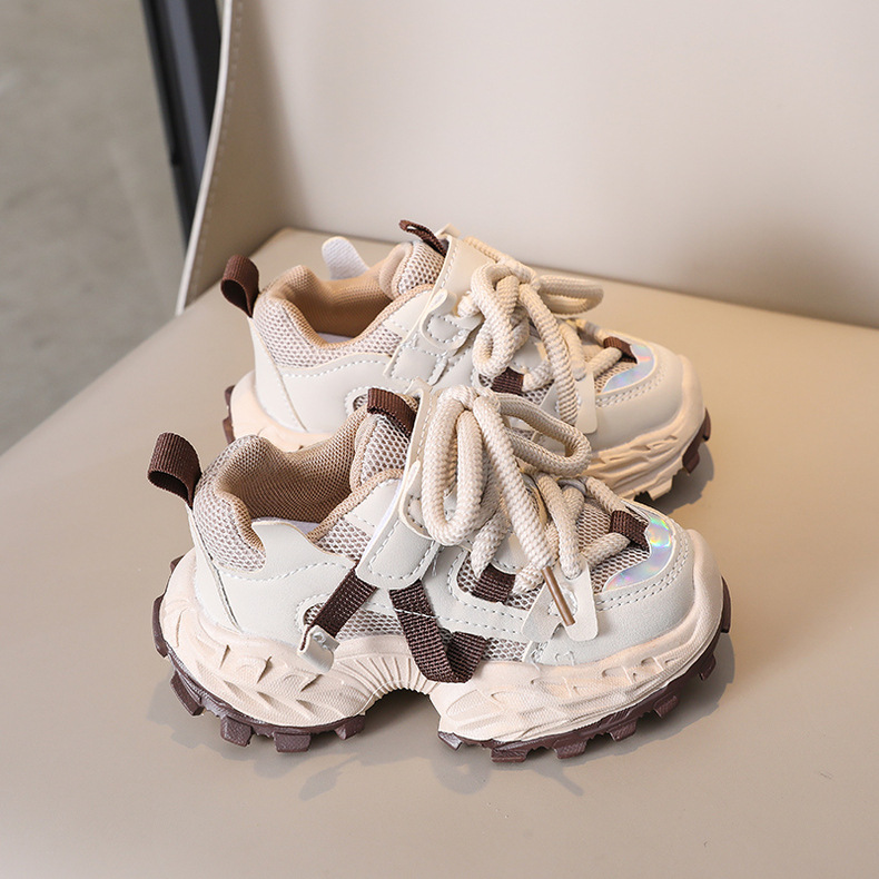 Sneakers bambina scarpe da ginnastica alla moda lacci morbide_voghion.com