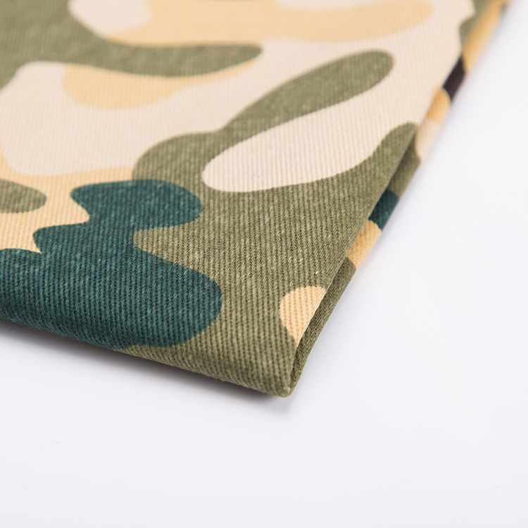 Hot sale algodón twill impresión pantalones de camuflaje tela al por mayor