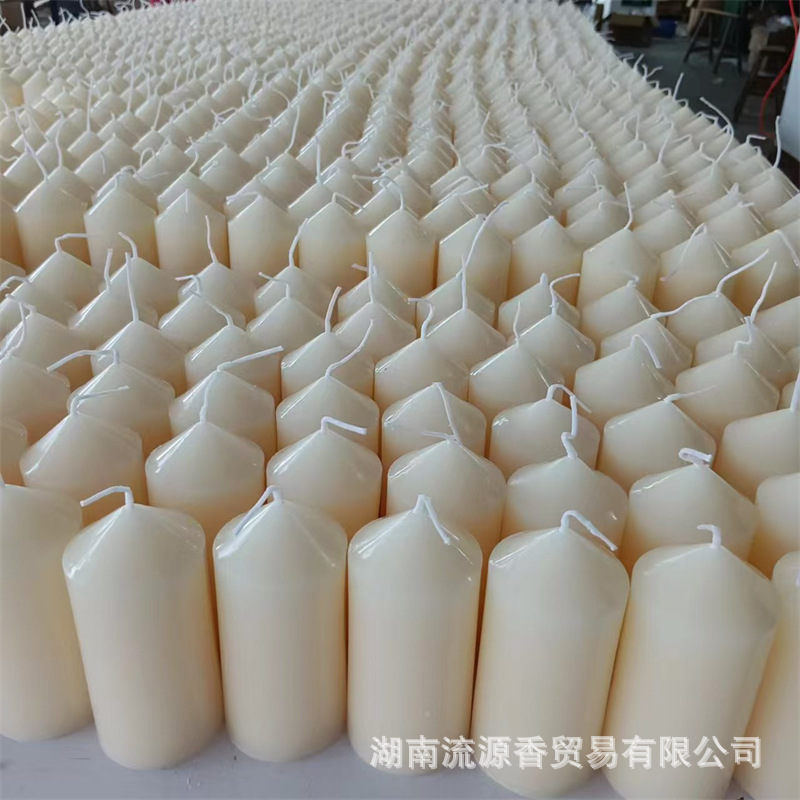 Pointed Cylindrical Candles Are Available from Amazon Cross-Border Supply Factories in Various Colors and Sizes, and Are Suitable for Cross-Border Sales