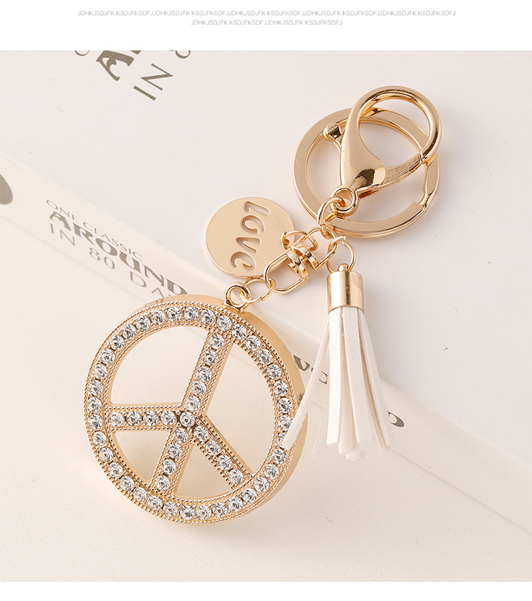 New Style Alloy Geometric Unisex Bag Pendant Keychain display picture 5