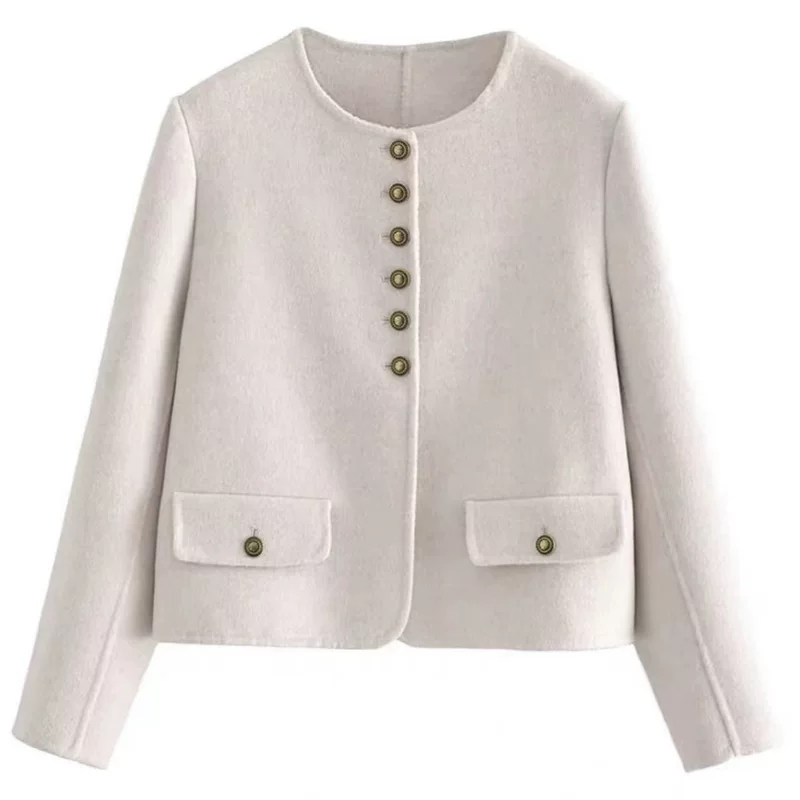 Кардиган, модная осенняя куртка, для подростков, стиль Chanel, французский стиль