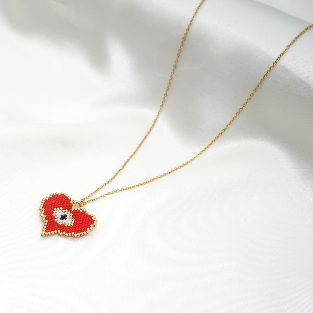 Miyuki Bead Eye Necklace