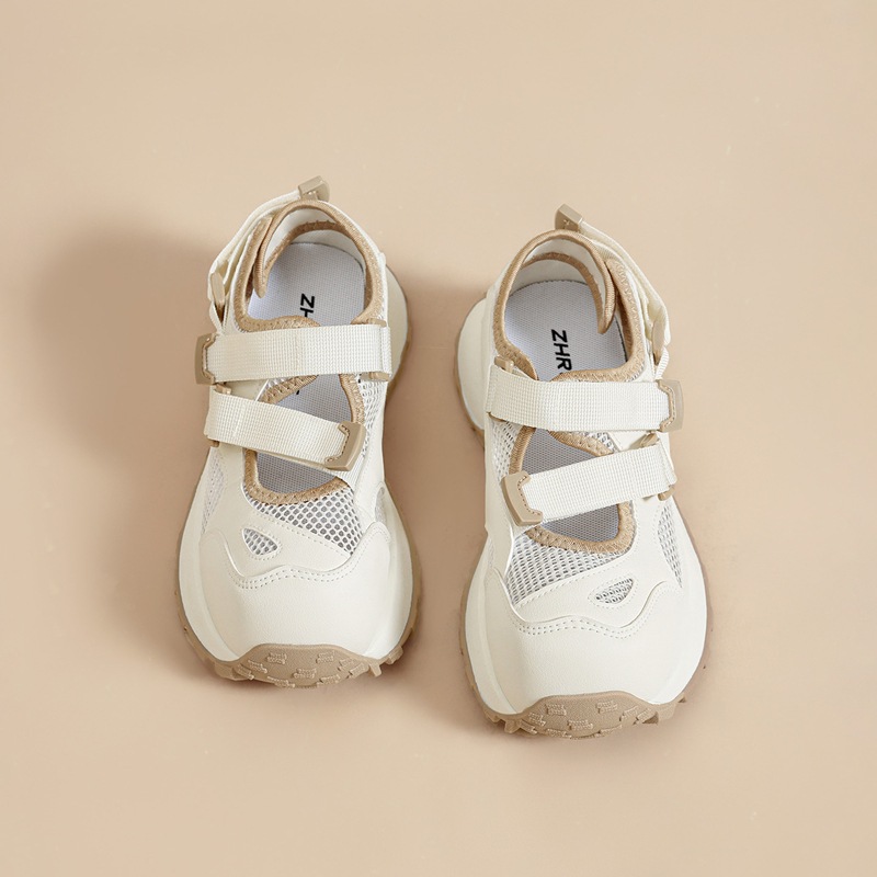 Giày thể thao nữ dáng sandal leo núi thoáng khí — IF152E Màu mơ