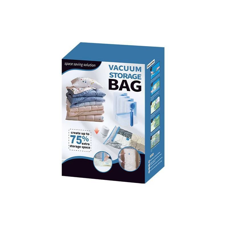 Bolsa de compresión de vacío transfronteriza, paquete de ropa doméstica, bolsa de almacenamiento de edredón, bolsa de vacío de viaje gruesa
