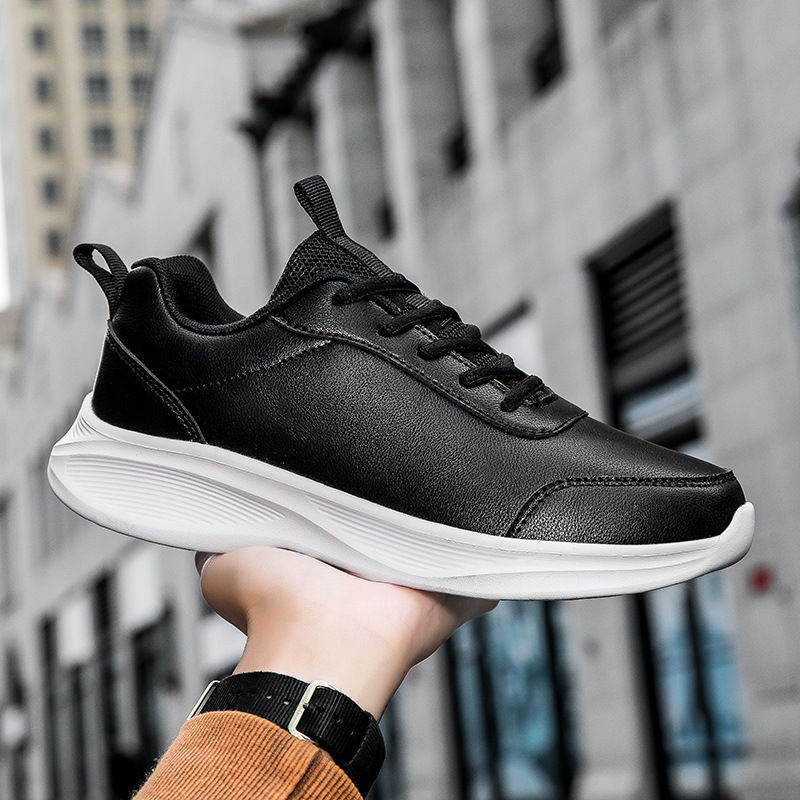 2023 oferta especial tamaño zapatilla de deporte de los hombres y los zapatos de las mujeres con forro polar primavera y otoño nuevos zapatos de cuero de fondo suave par de zapatos casuales