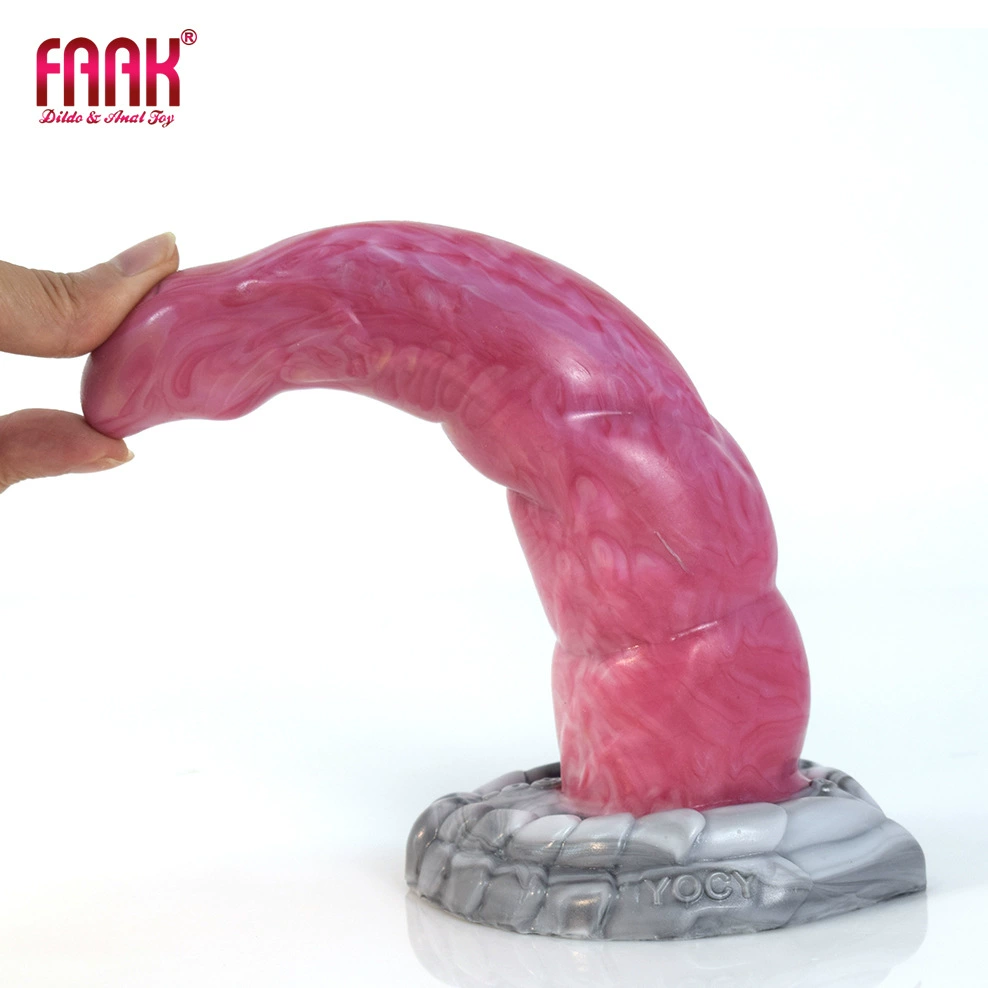2021 новый кросс-бордер нейловый flesh-цветной моделирующий пенис инопланетянин фальшивый пенис для взрослых женщин жидкий силикон для мастурбации