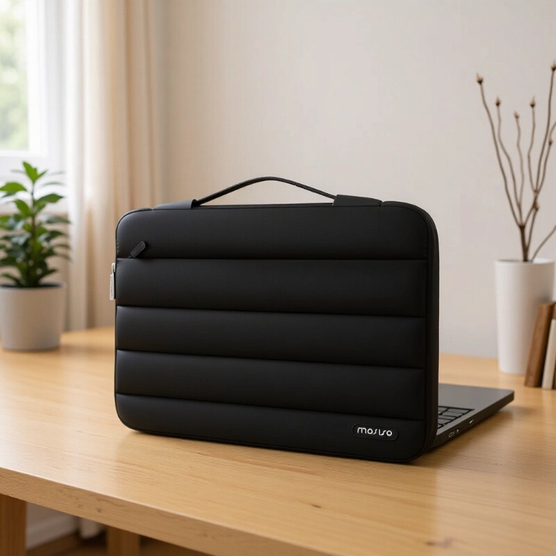 New Amazon Gradient Cotton down Shrinkable Handbag Laptop Bag Multi-Storage Luggage Trolley Computer Bag