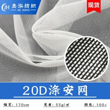厂家直销 20D涤氨网眼布女装锦纶面料瑜伽服弹力透气涤氨网布料