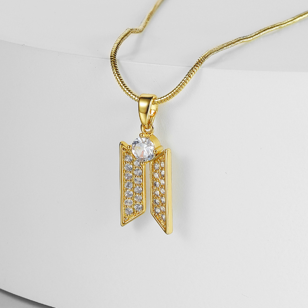 Geometric Trapezoid Necklace Image 4