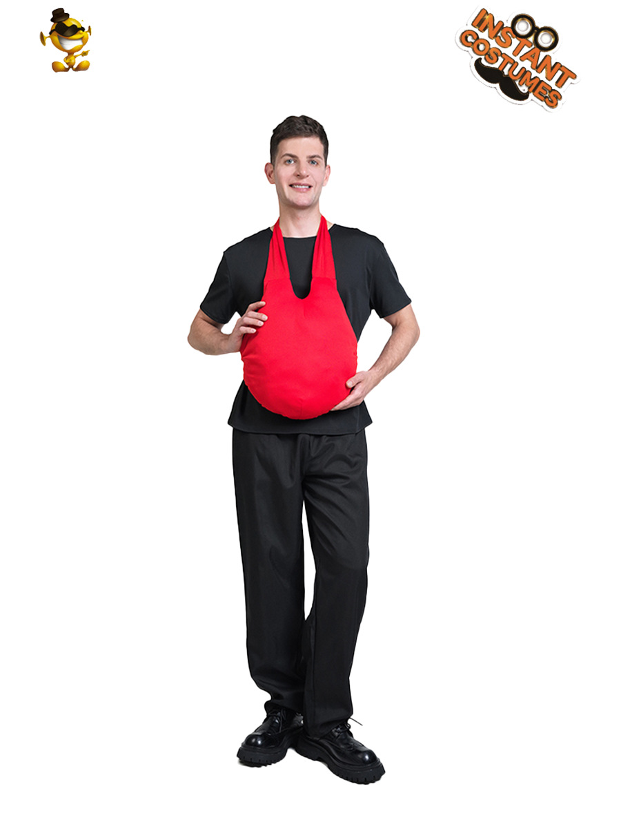 Halloween Navidad Adultos Vientre Falso Accesorios Disfraz Disfraz Escenario Disfraz COS Viejos Vientre Falso
