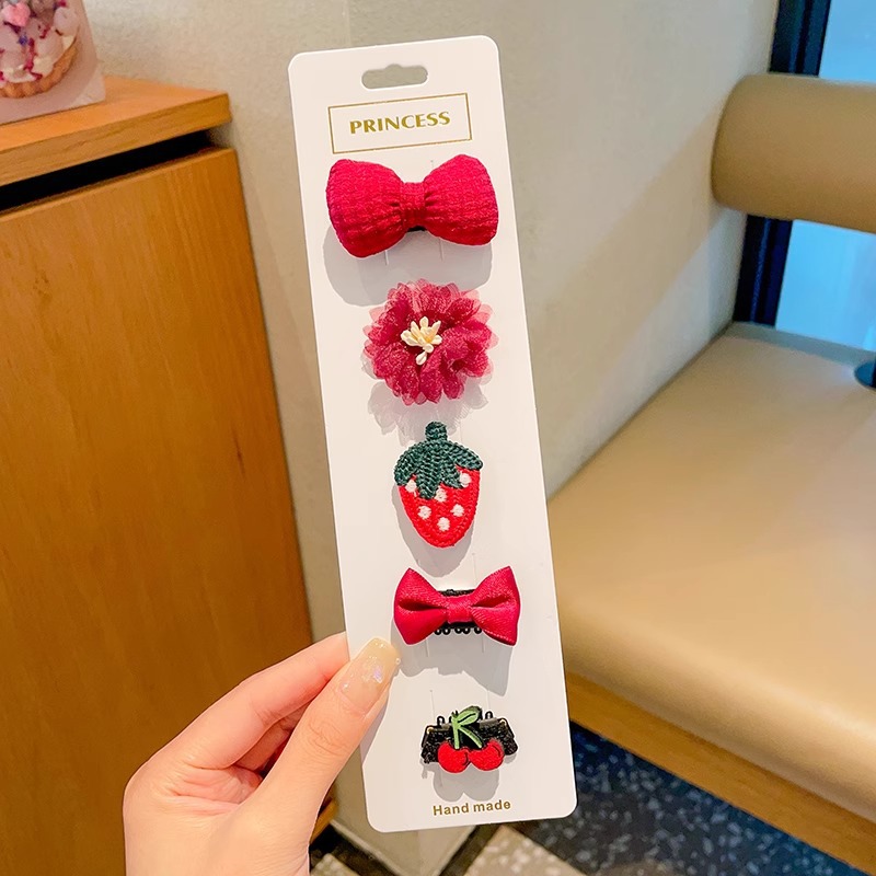 Niños velcro pegatinas de cabello para bebés lindos no dañados pegatinas de frangeo frente lateral broche de sudor broche de cabello