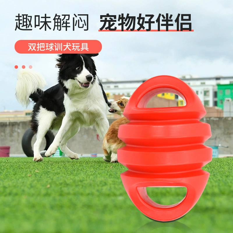 Новые большие игрушки для домашних животных TPR молярные зубы плавающие золотистые волосы Аляска чистка зубов интерактивные игрушки для собак устойчивы к укусам