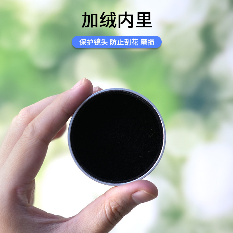 Suitable for Fuji Evo Lens Cover Instax Instant Minievo Camera Metal Lens Cover with Flocking