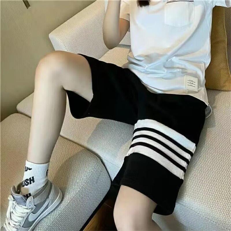 반바지 남자 농구 미국 여름 얇은 캐주얼 스포츠 커플 트렌디 브랜드 스트라이프 4 스트라이프 하이 스트리트 5부 바지