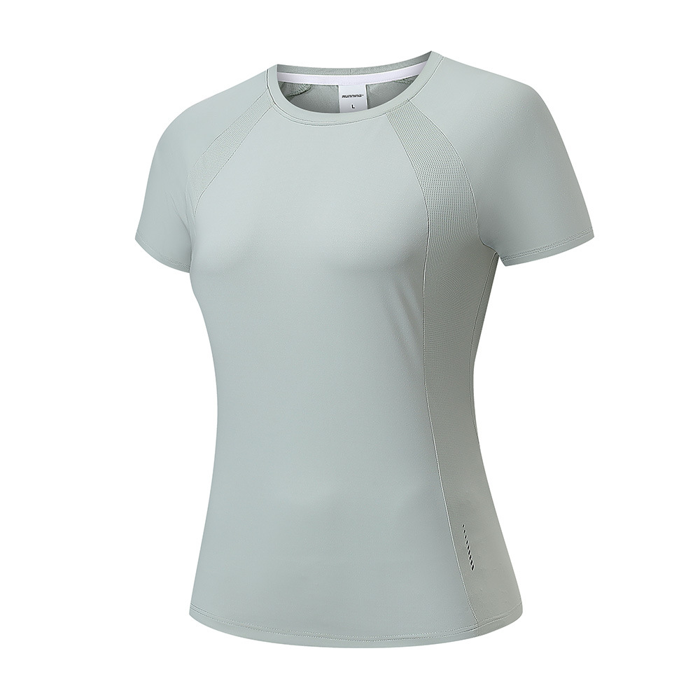 lulu camisa de yoga de mangas cortas, ropa de secado rápido, ropa de ejercicio de mujer, camiseta de secado rápido de mangas cortas, camiseta de mujer