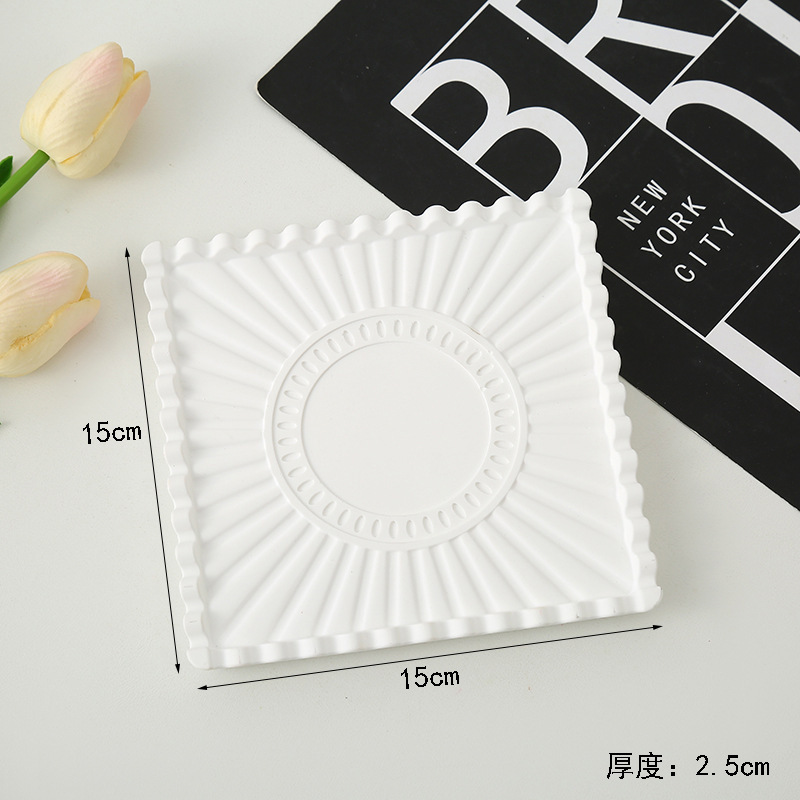 石膏トレイ インスタ映え 収納 ハート型トレイ マット仕上げ ネイルアート ジュエリー ネックレス イヤリング ディスプレイ 装飾品|undefined