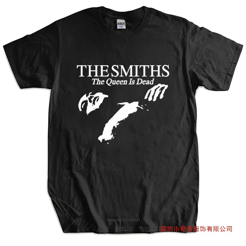 【Cross-border European size】Morrissey O-neck short-sleeve black T-shirt top, Smith T-shirt, original independent aesthetic clothing 【Cross-border European size】Morrissey O-neck short-sleeve black T-shirt top, Smith T-shirt, original independent aesthetic clothing