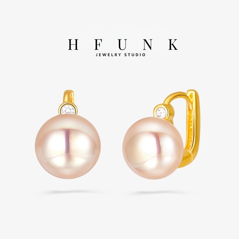 Versatile and Non-Fading Autumn and Winter Imitation Pearl Earrings, Simple and Elegant, Light Luxury, New Style, Versatile High-End Earrings for Women
