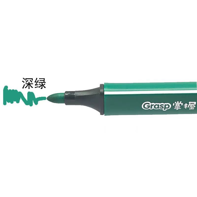 正品の単色のばら売りの三角棒の水彩ペンの大容量の黒色の黄色の大きい赤の緑のピンクの紫色の青い茶色を掌握します。|undefined