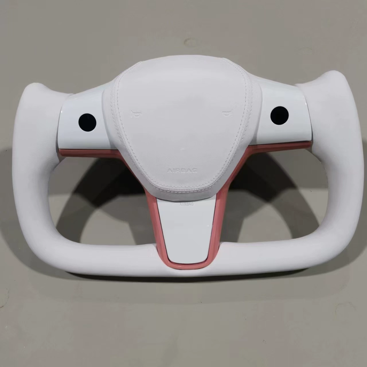 Подходит для рулевого колеса Tesla Tesla3/Y, специальные украшения для модификации рулевого колеса с рисунком из настоящего углеродного волокна, автомобильные аксессуары