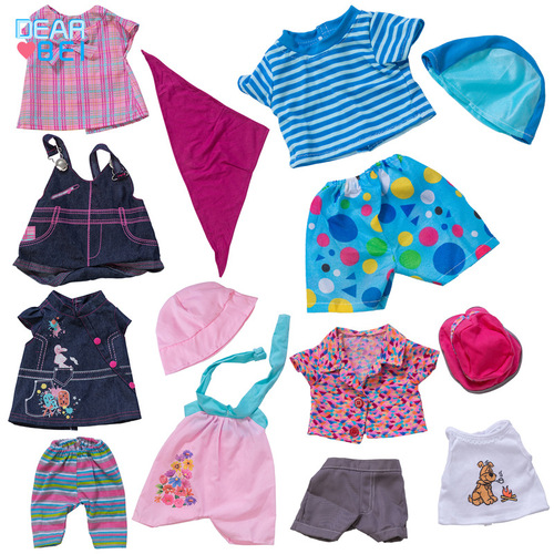 Cross-border hot selling doll clothes accessories 18 inch American girl doll clothes 43cm doll clothes