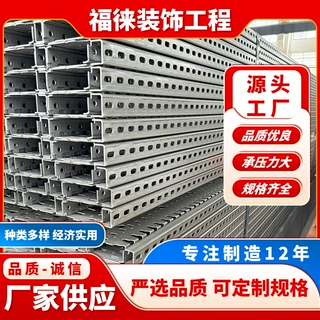 厂家供应 多面冲孔C型钢 热镀锌型钢 抗震支架各规格可选支持定制
